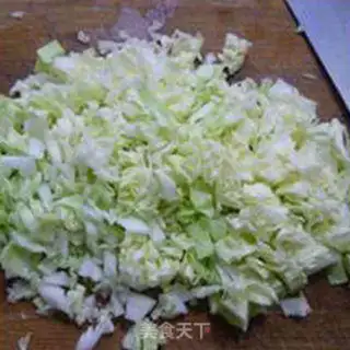Make Shrimp sauce and cabbage step 4