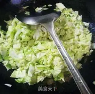 Make Shrimp sauce and cabbage step 5