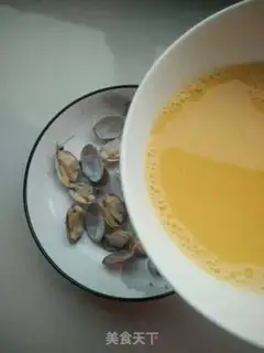 Make Flower clams and eggs step 7