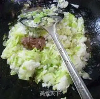 Make Shrimp sauce and cabbage step 7