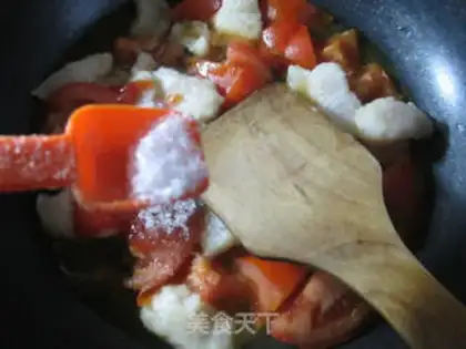 Make Tomato fried dragonfish step 11
