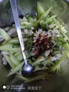 Make cucumber bean peel step 4
