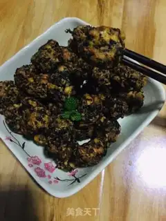 Make ♪ Purple tofu meatballs step 6
