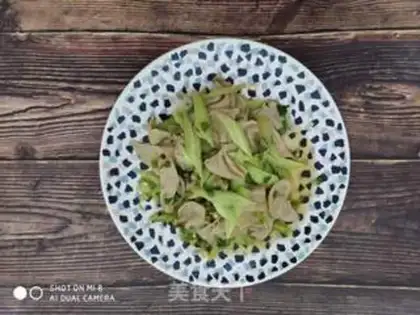 Make cucumber bean peel step 5