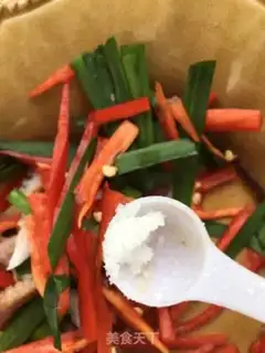 Make Cream pepper with octopus step 4