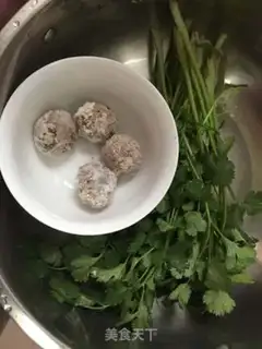 Make Meatball cabbage, silica soup step 1