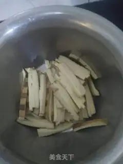 Make A cucumber with beans step 1
