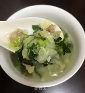 Make Meatball cabbage, silica soup step 8