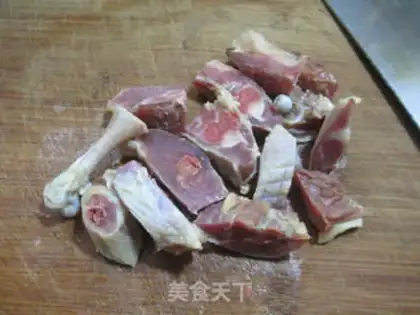 Make Peanut rice for duck legs step 1
