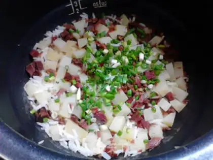 Make Potato rice step 10