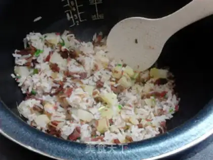 Make Potato rice step 11