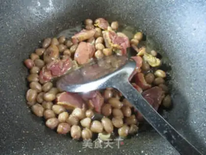 Make Peanut rice for duck legs step 8