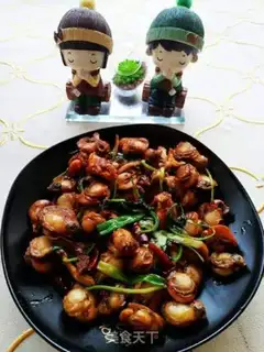 Make Spicy scallops step 10