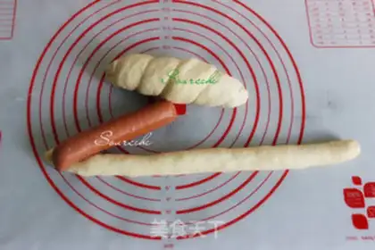 Make Hot dog roll step 4