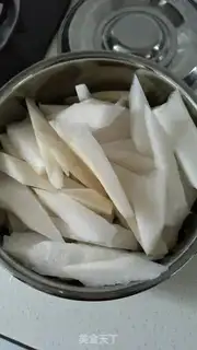 Make Sugar carrots step 1