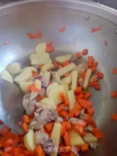 Make Potato carrots for rice step 2