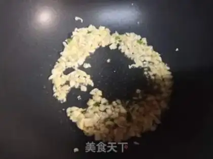 Make Garlic fan shrimp step 4