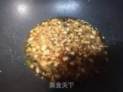 Make Garlic fan shrimp step 5