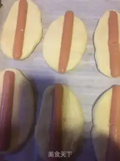 Make Ham sausage bread step 5
