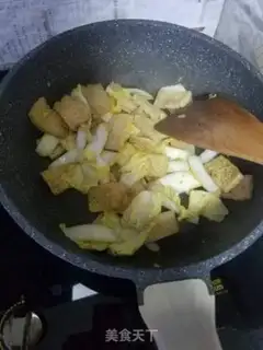 Make Frozen tofu doll food step 2