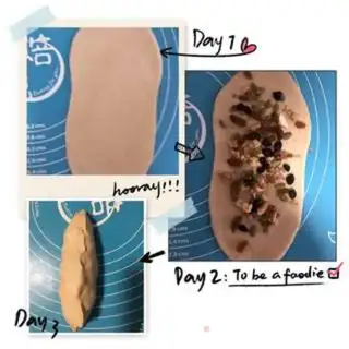 Make Coffee bean berries soft buns step 4