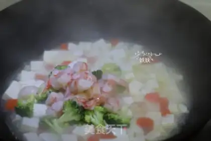 Make Shrimp tofu step 6