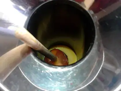 Make Spicy sausage egg sticks step 4