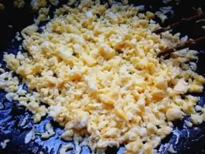 Make An egg dumpling for a rhinoceros fan step 15