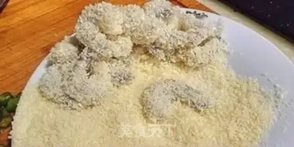 Make Souffle shrimp step 2