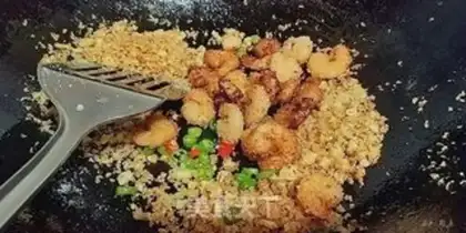 Make Souffle shrimp step 5