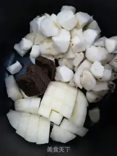 Make Black sugar pear, pear soup step 3