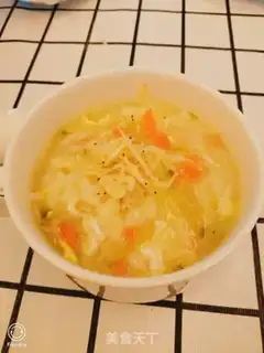 Make Carrot blue radish eggnog soup step 5