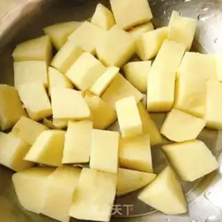Make Salted potato rice step 0