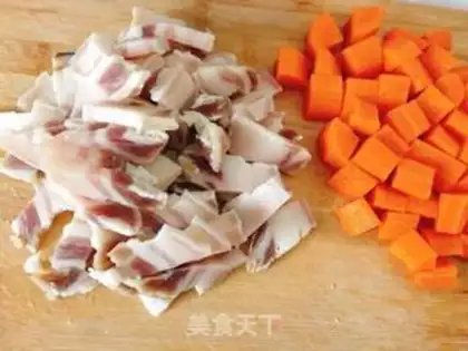 Make Salted potato rice step 1