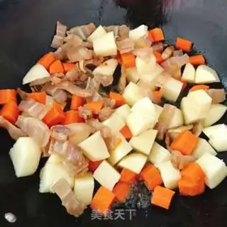 Make Salted potato rice step 4