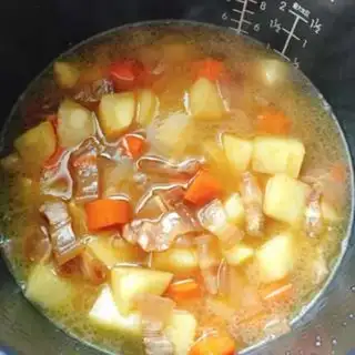 Make Salted potato rice step 7