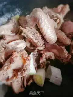Make Chicken stew mushrooms step 1