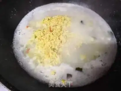 Make Bean-curd noodles step 1