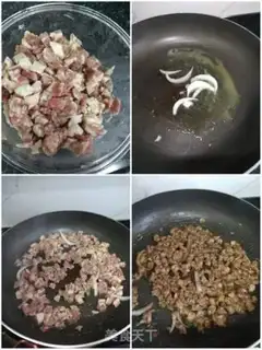 Make A pan of beef pizza step 2
