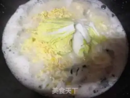 Make Bean-curd noodles step 2