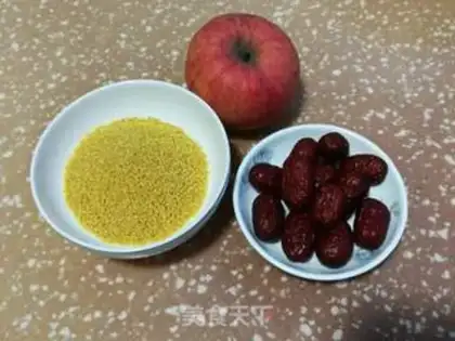 Make Red-tree apple porridge step 0