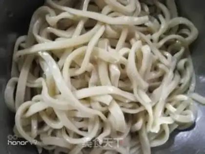 Make Handmade cold noodles step 9