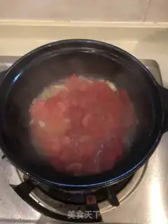 Make Tomato egg tofu step 4