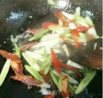 Make Spring fried meat step 6