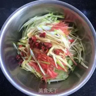 Make Spring fried meat step 8