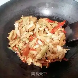 Make Spring fried meat step 9