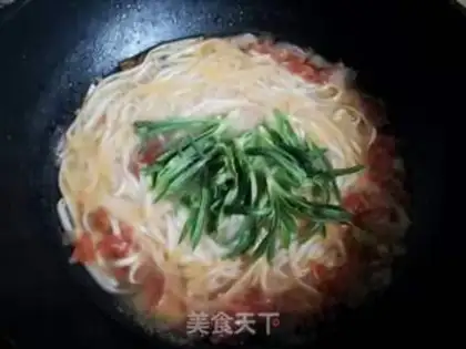 Make Noodle tomato noodles step 8