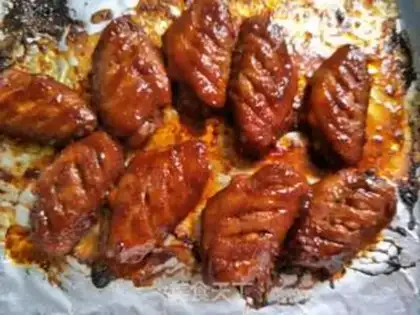 Make Spicy fried chicken wings step 8