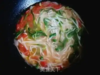 Make Noodle tomato noodles step 9