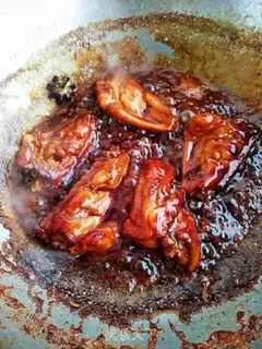 Make Red chicken wings step 6